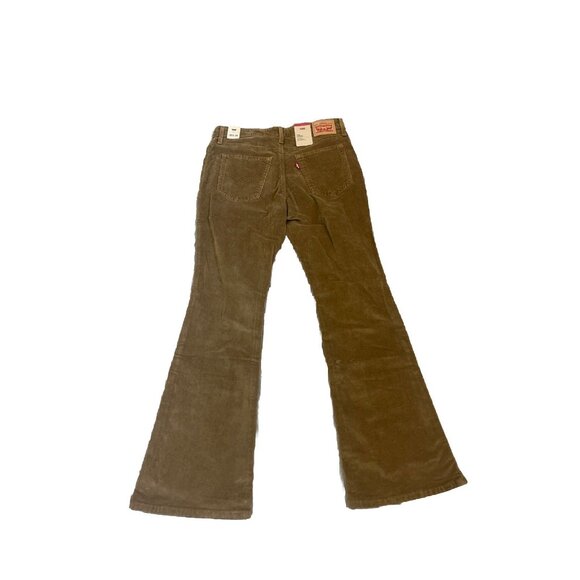 Levi's 726 Flare Corduroy Jeans Pants Various Sizes Women's Brown High Rise - Picture 2 of 10